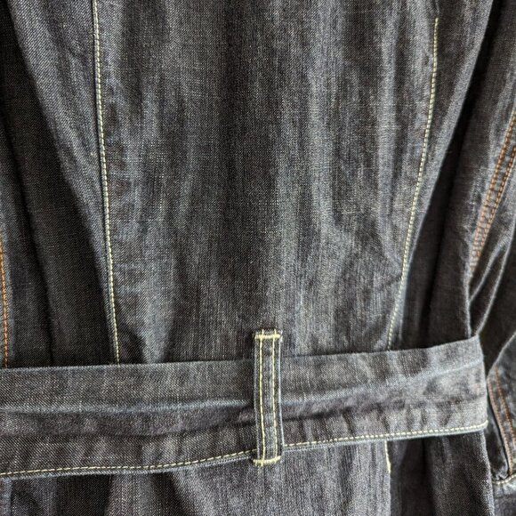 Ben Sherman Y2K Denim Dress with tie belt - Picture 9 of 9